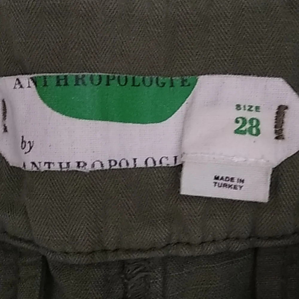Anthropologie green shorts